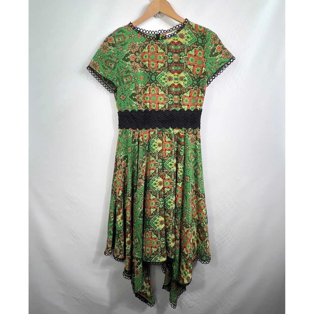 Anthropologie Vicky and Lucas‎ Floral Dress Sz Small Whimsigoth Fairy
